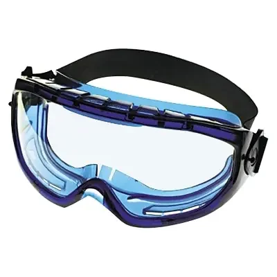 KleenGuard Monogoggle XTR Goggle, Clear/Blue, Indirect Ventilation, Anti-Fog