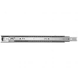 Knape & Vogt 6400 14″ Ball Bearing Drawer Slide, 100lb Capacity, Side Mount, Stainless Steel, Full Extension Anochrome Finish