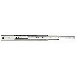 Knape & Vogt 8815 18″ Heavy-Duty Ball Bearing Drawer Slide, 200lb Capacity, Side Mount, Overtravel Extension Zinc-Plated