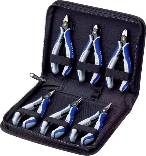 KNIPEX KNIPEX 00 20 16 P Case for Electronics Pliers with tools for work on electronic components