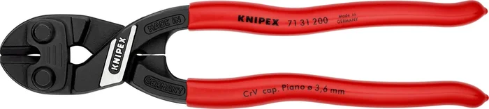 KNIPEX KNIPEX 71 31 200 CoBolt® Compact Bolt Cutter plastic coated black atramentized 200 mm