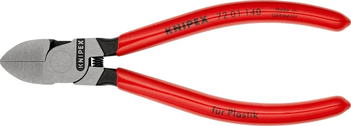 KNIPEX KNIPEX 72 01 140 Diagonal Cutter for plastics plastic coated 140 mm