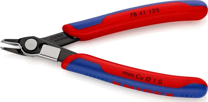 KNIPEX KNIPEX 78 41 125 Electronic Super Knips® with multi-component grips burnished 125 mm