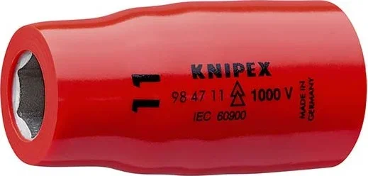 KNIPEX KNIPEX 98 47 11 Hexagon Socket for hexagonal screws with internal square 1/2″ 54 mm
