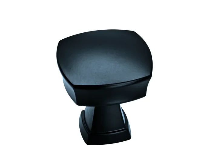 Knob 1-1/4″ Allison Matte Black – AMEROCK Cabinet Hardware
