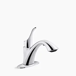 Kohler Simplice Pull-out Laundry Sink Faucet with Two-function Sprayhead, Polished Chrome