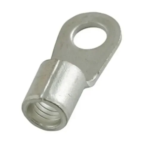 Krimp seal ring term 10-12 Yel 1/4 stud