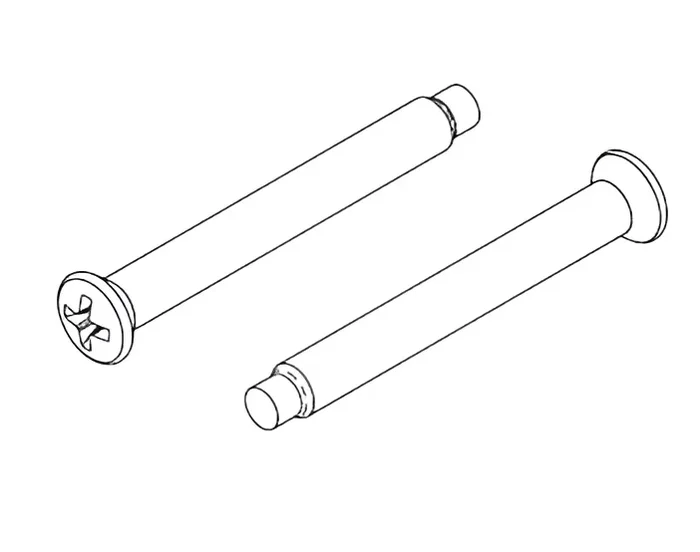 KSP and MSP Knobs and Levers Machine Screws – Kwikset US26 Bright Chrome & US26D Satin Chrome Finish