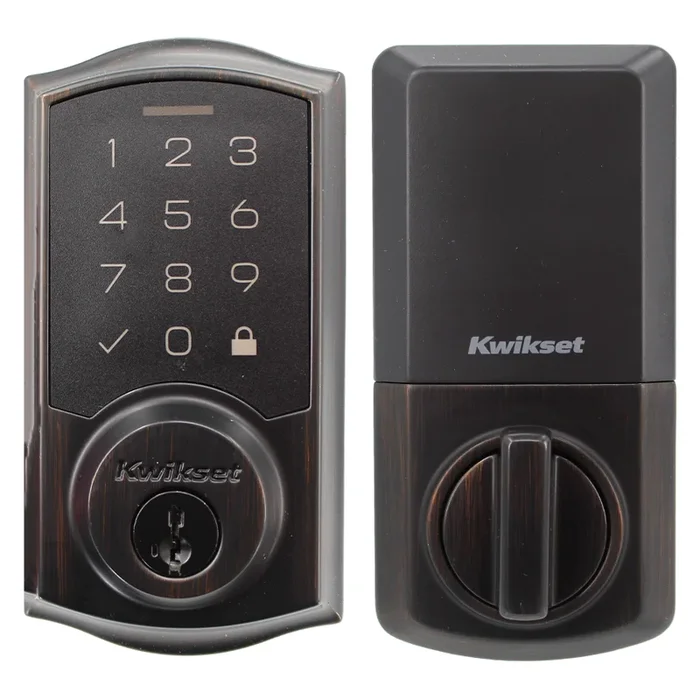 Kwikset Smartcode Electronic Deadbolt KW1 SmartKey – Venetian Bronze