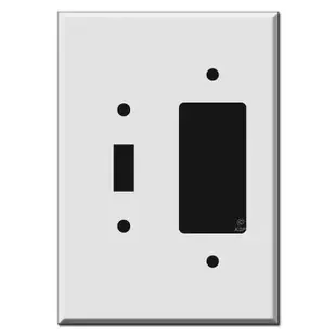 Larger Jumbo Toggle – Decora GFCI Cover Plates 6.38‘‘ Tall
