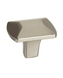 Laura Brushed Nickel Cabinet Hardware Knob, 1-7/16″ (37mm) Overall Length, Berenson Hardware