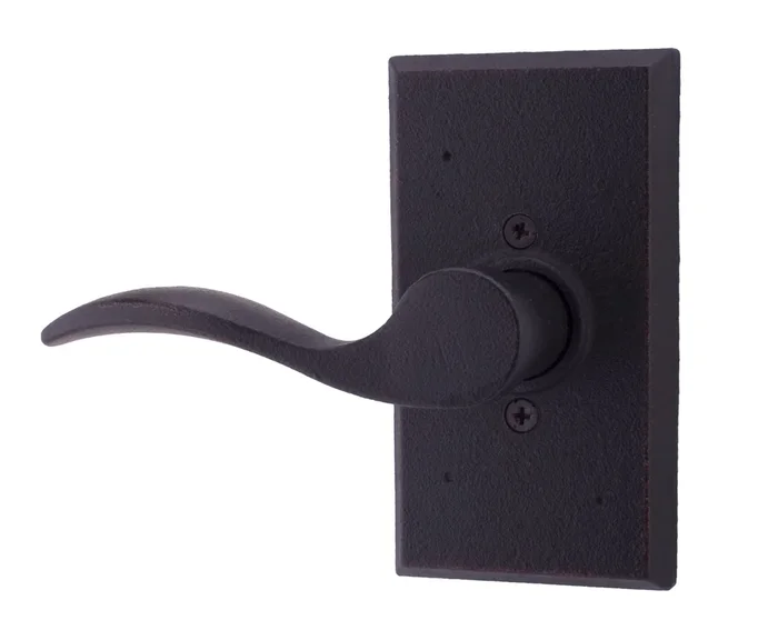 Left Hand Carlow Square Half Dummy Lock – Oil Rubbed Bronze Finish by Weslock