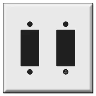 Leviton Centura 2-Button Light Switch Wall Plates