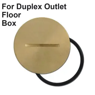 Leviton Replacement Cap for Duplex Outlet Floor Box Switch Plate