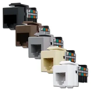 Leviton RJ45 USOC QuickPort Frame Phone Jacks 41108-Rx8