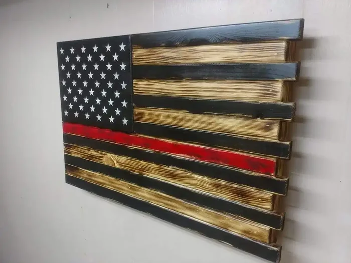 Liberty Home Small American Flag Gun Concealment Case with Single Compartment