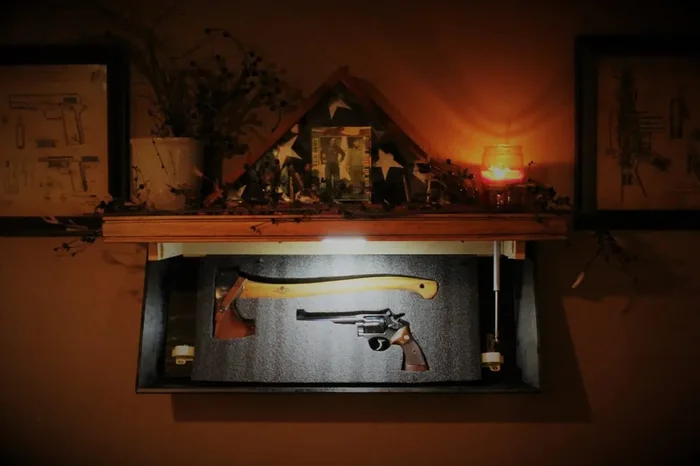 Liberty Home “The Small Patriot” Mantle Gun Safe Shelf