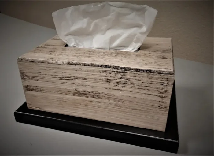 Liberty Home Wooden Gun Concealment Tissue Box