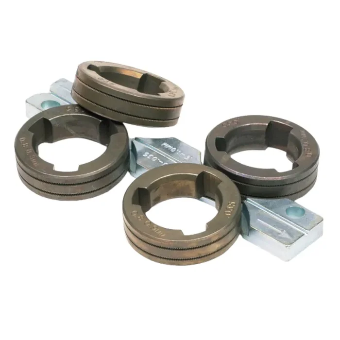 Lincoln 4 Roll V-Knurled Drive Roll Kit for Cored Wire – KP1505-C