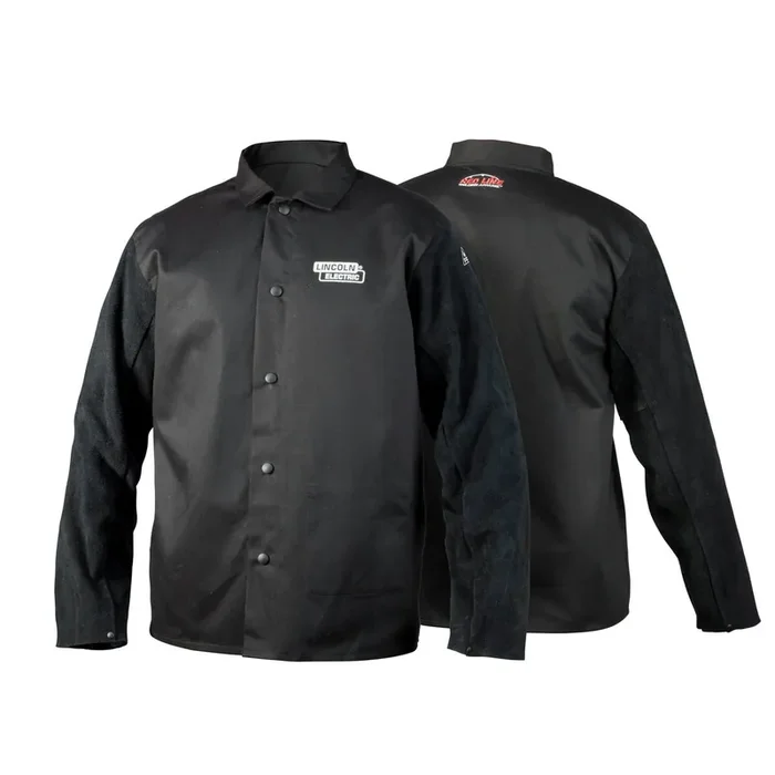 Lincoln Electric Traditional Split Leather-Sleeved Welding Jacket