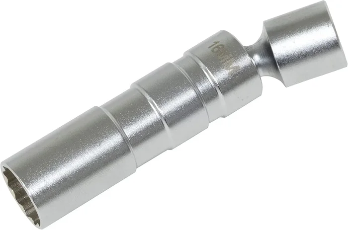 Lisle 63070 16MM, 12 PT. 3/8″ DRIVE SPARK PLUG SOCKET WITH SWIVEL AND MAGNETIC INSERT