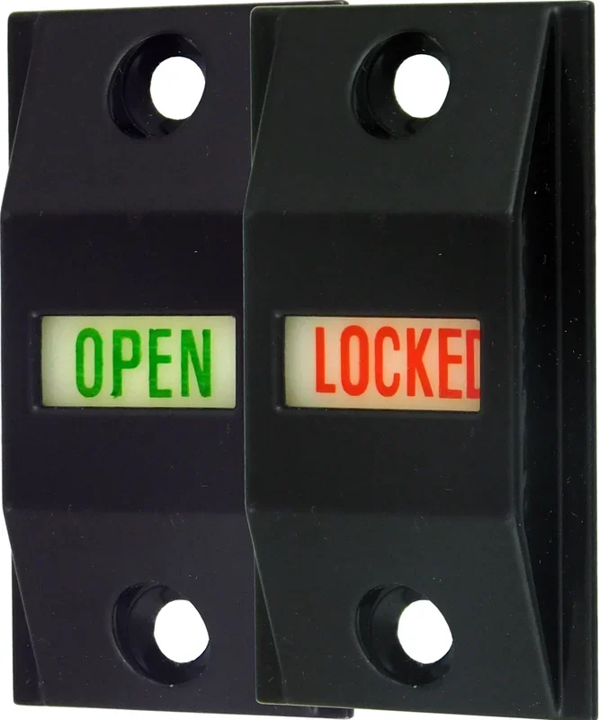 Lock Indicator Set w/Sign – International Door Closers