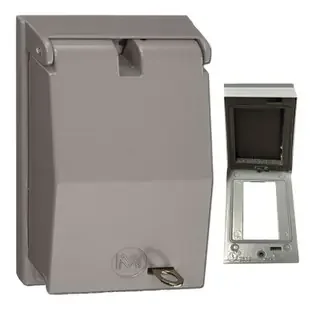 Locking Outdoor GFI Outlet Cover – 1 Gang Decor