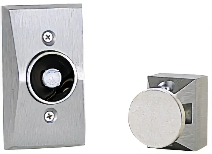 Low Profile Wall Mount Hold Open Magnet 689 Aluminum Finish | LCN