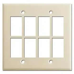 Low Voltage 8-Switch Master Selector Panel New Style – Ivory