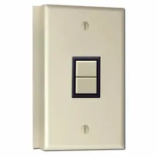 Low Voltage GE 1 Switch Surface Mounted Wallplate Units – Ivory
