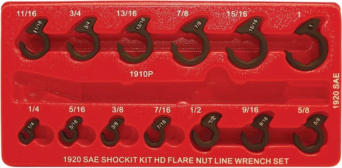 LTI Tools (Lock Technology) 1920 13-PC SAE Shockit Crows Foot Set