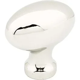 Lyon Style Cabinet Hardware Knob, Polished Nickel 1-9/16 Inch Diameter