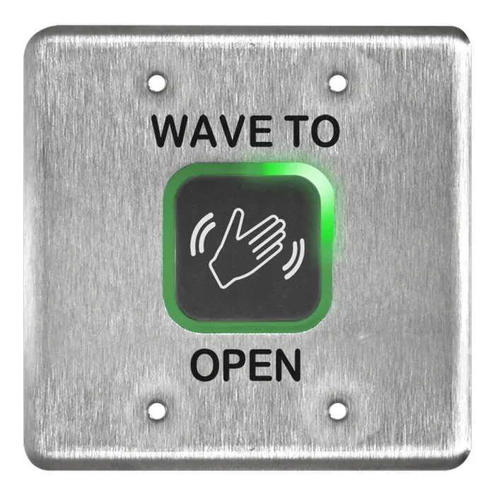 Magic Switch – Touchless Stainless Steel Double Gang Wave to Open Logo