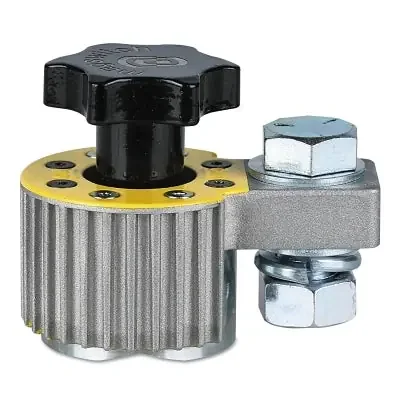 Magnetic Ground Clamp, 90 lb, 1.9 in W x 2.9 in L
