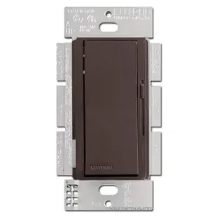Magnetic Low Voltage Dimmer 3 Way Brown Lutron 600VA
