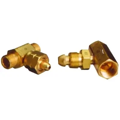 Manifold Coupler Tee, Coupler, 500 PSIG, Brass, POL Acetylene