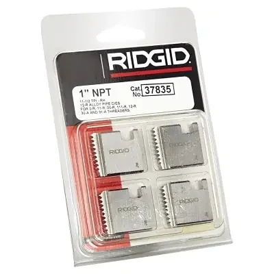 Manual Threading/Pipe and Bolt Dies Only, 1 in – 11-1/2 NPT, 12R