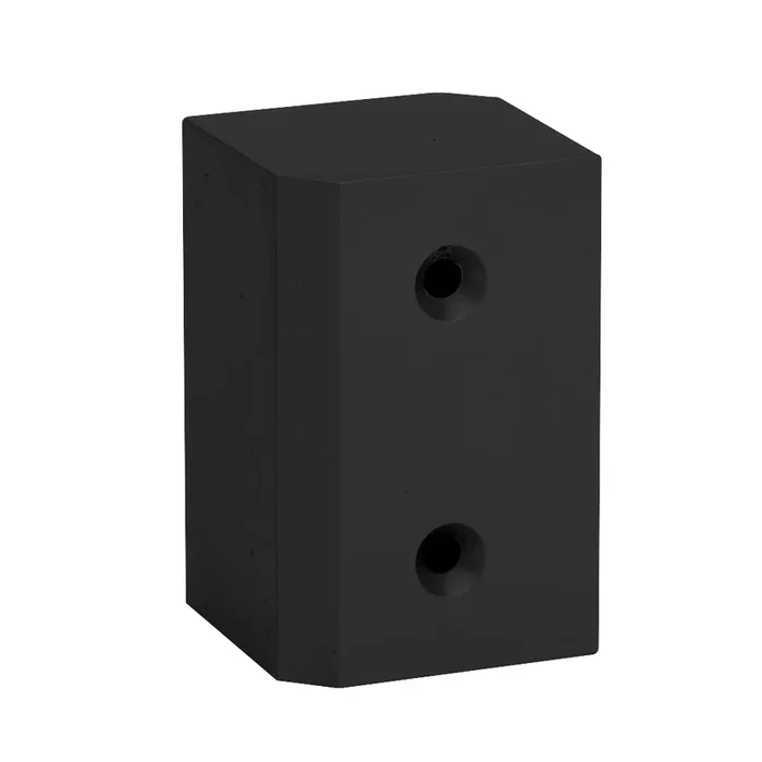 Matte Black Surface Mount Strike Plate – C.R. Laurence
