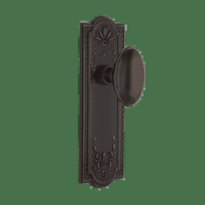 Meadows Long Plate with Homestead Knob – Timeless Bronze