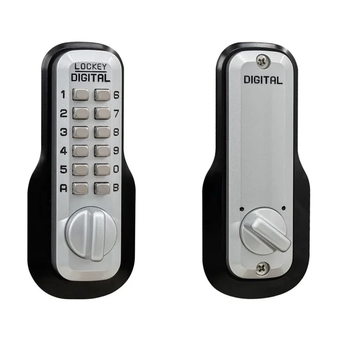 Mechanical Keyless Deadbolt with Single Combination – Satin Chrome Marine Grade Finish