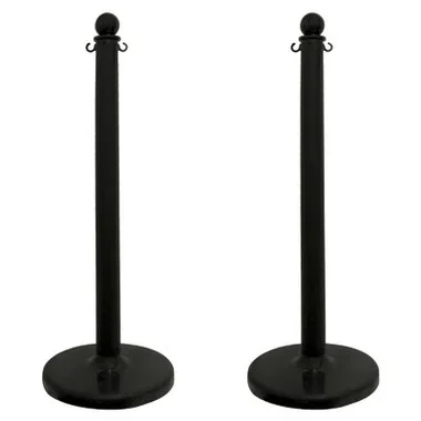 Medium Duty Stanchion Posts Yellow 2/Pack – PRC203YL