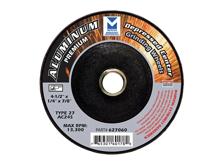 Mercer M627060 Grinding Wheel 4-1/2″ X 1/4″ X 7/8″ Type 27