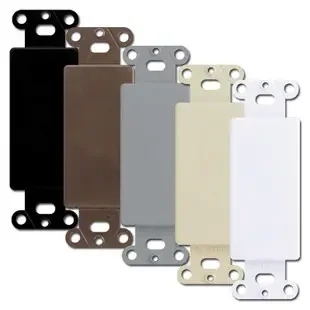 Metal Blank Decorator Switch Plate Filler Insert 326 Box Mount