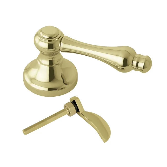 Metal Lever Handle with Diverter, Polished Brass – Kingston Brass