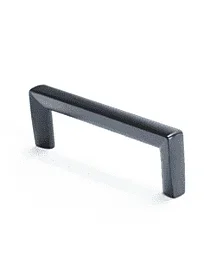 Metro 3-3/4″ (96mm) Center to Center, 4-3/16″ (106mm) Overall Length Black Cabinet Handle / Pull, Berenson Hardware
