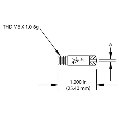 Mig Contact Tip, 3/64 in Wire, 0.059 in Tip, 14A