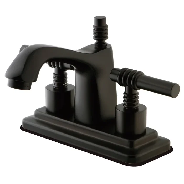 Milano Double-Handle 4″ Centerset Bathroom Faucet – Oil Rubbed Bronze