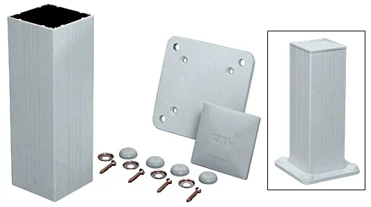 Mill Standard 4″ x 4″ Surface Mount 36″ Long Post Kit by C.R. Laurence