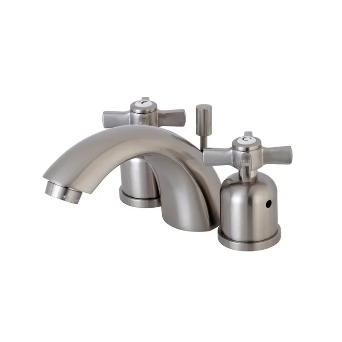 Millennium Mini-Widespread Bathroom Faucet with Pop-Up Drain, Brushed Nickel