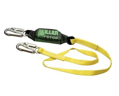 Miller 6-ft Lanyard w/2 Locking Snap Hoooks – 913WLS-Z7/6FTYL